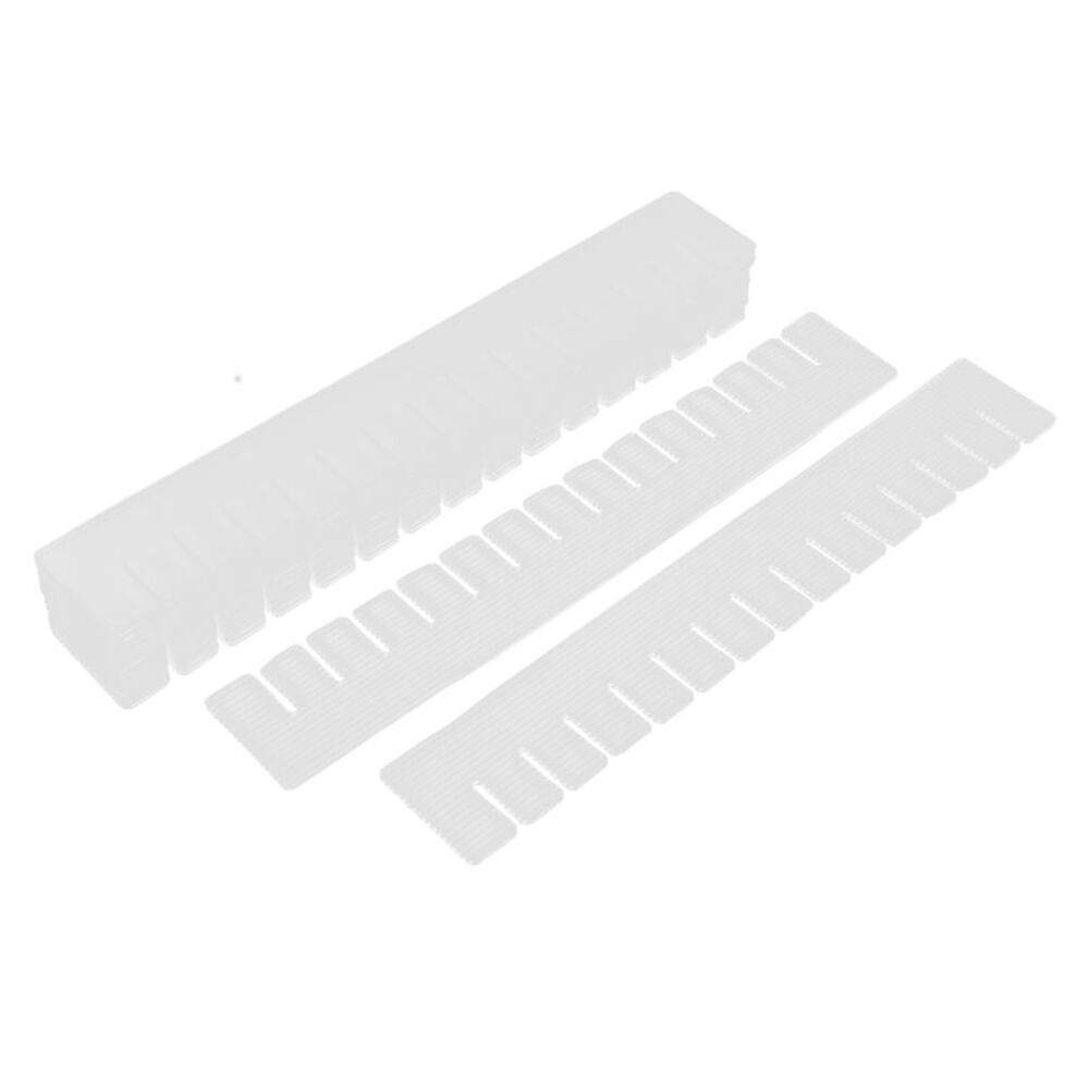 Plastic DIY Grid Drawer Divider Household Organizer 15 Pcs
